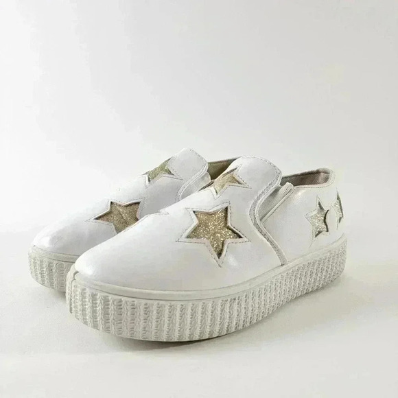 Chunky White Leather Platform Sneakers - 7 - Picture 9 of 10